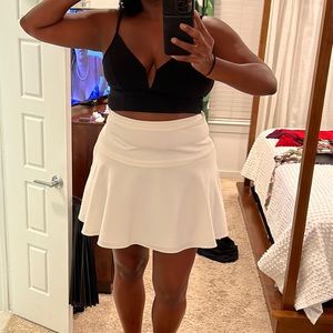 Off white flowy skirt